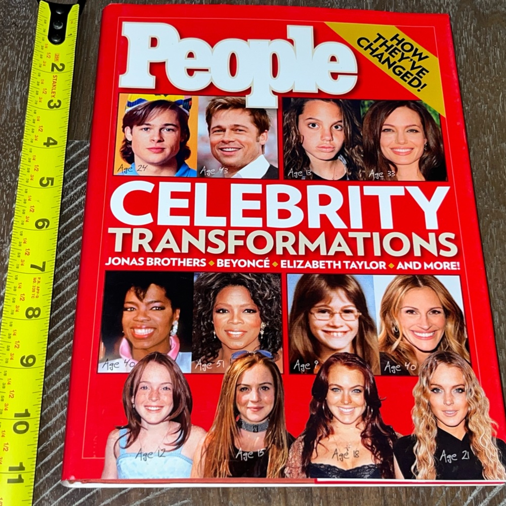 People  Magazine Hardcover Book Celebrity Transformations